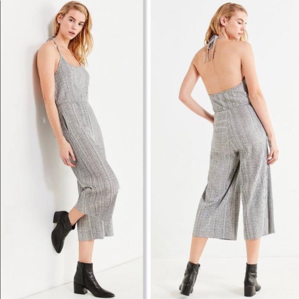Urban Outfitters Gray Halter Romper